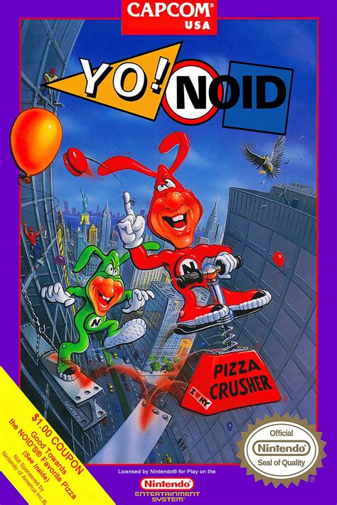 Yo Noid NES Game Box Cover Art Poster | Etsy