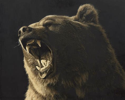 "Grizzly" - Grizzly Bear by Adam Smith - Adam Smith Wildlife Art