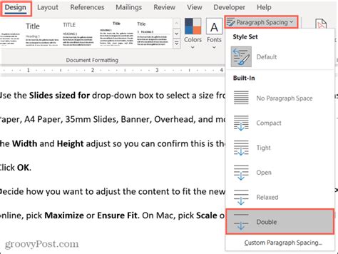 How to Double Space in Microsoft Word