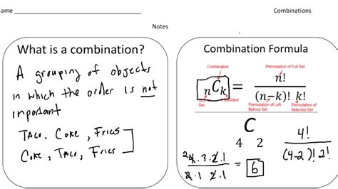 Combinations - YouTube