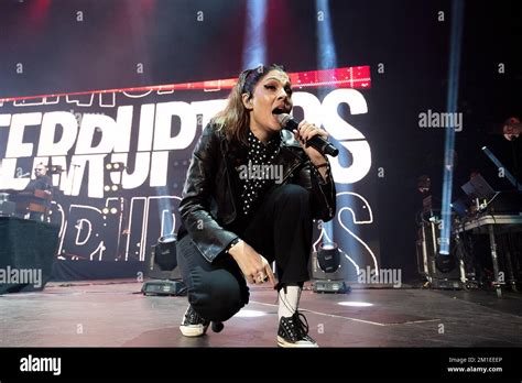 The Interrupters - Aimee Interrupter (Aimee Allen) performs onstage ...