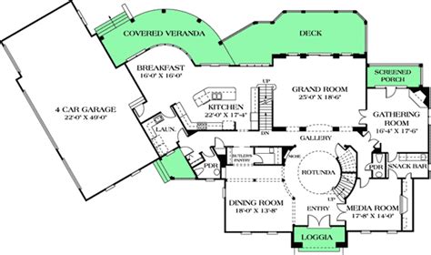 Elegant Formal Rotunda - 17719LV | Architectural Designs - House Plans