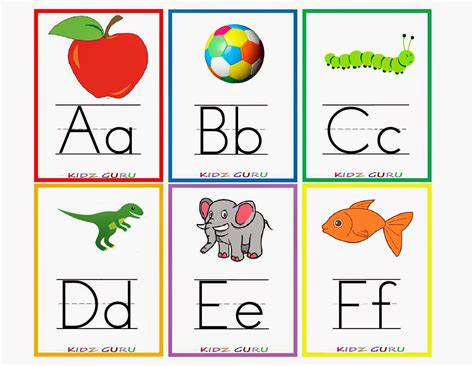 Free Printable Abc Flashcards With Pictures | Free Printable