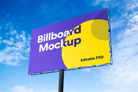 Advertisement Billboard Mockup PSD | Billboard mockup, Billboard, Mockup