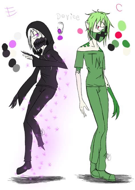 Ender and Creeper Hybrids Redesign by DiduNasty850 on DeviantArt