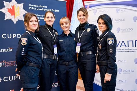 Members of Ukrainian Association of Women in Law Enforcement share knowledge with international ...