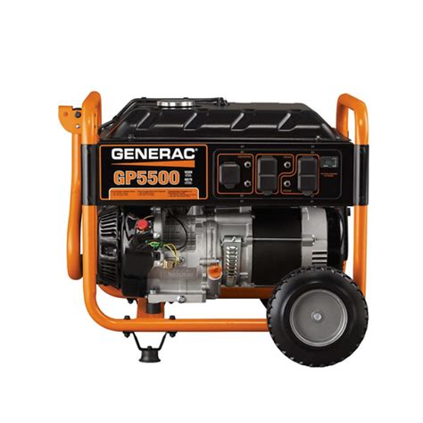 Generac 5,500-Watt Gasoline Powered Generator – Anchor Floor and Supply