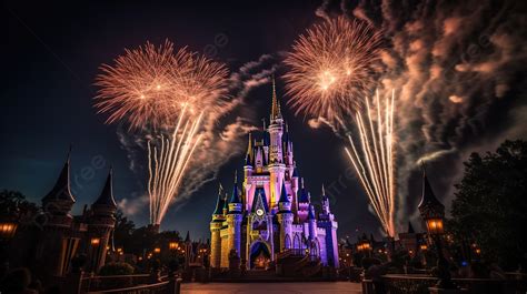 Cinderella Castle Fireworks Wallpaper