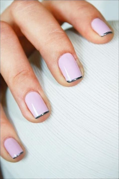 Colored French Manicure | va va va voom beauty | Pinterest