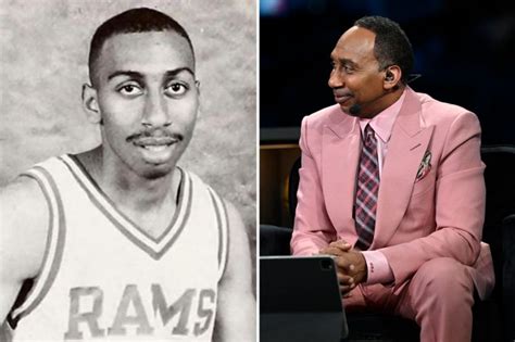 Stephen A. Smith looks near unrecognizable with First Take star a fresh-faced teen in ...