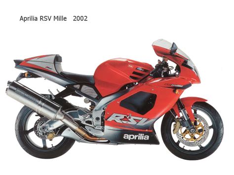 APRILIA RSV Mille specs - 2001, 2002 - autoevolution