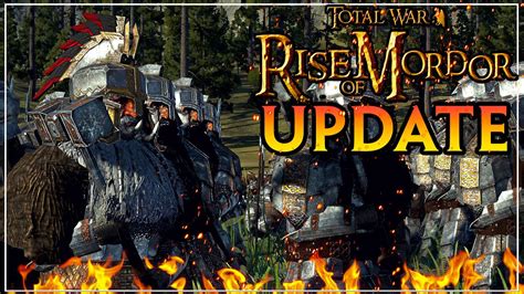 Massive Lord Of The Rings Mod Update - Total War Rise Of Mordor - YouTube