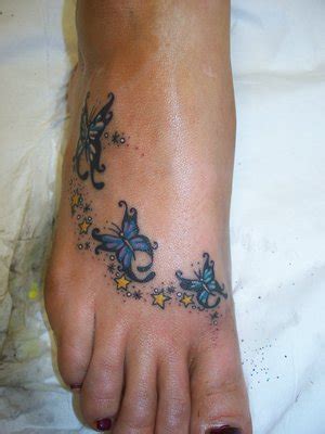 Butterfly Tattoos Foot Japanese Tattoo