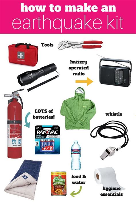 Earthquake Preparedness Kit, Earthquake Kits, Emergency Preparedness Food, Emergency Preparation ...