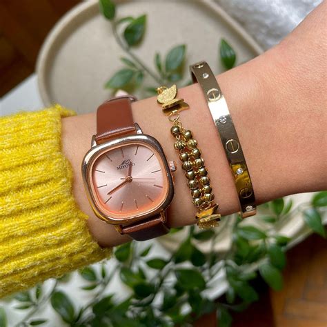 Brown Leather Watch Set – Miyoko Watches