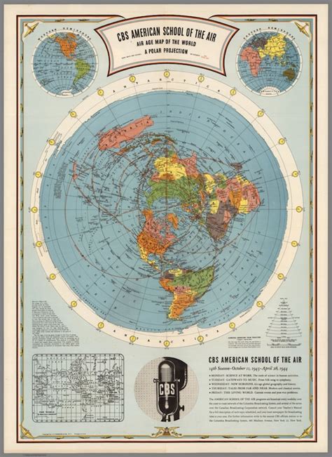 Mapas De La Tierra Plana Antigua Vintage Viaje Mapa Mundial Con ...