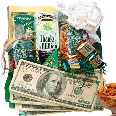 Thanks A Million! Thank You Gourmet Food Gift Basket (Chocolate Option)