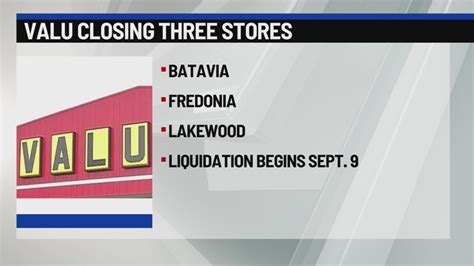 Valu Home Centers to close three locations | News 4 Buffalo