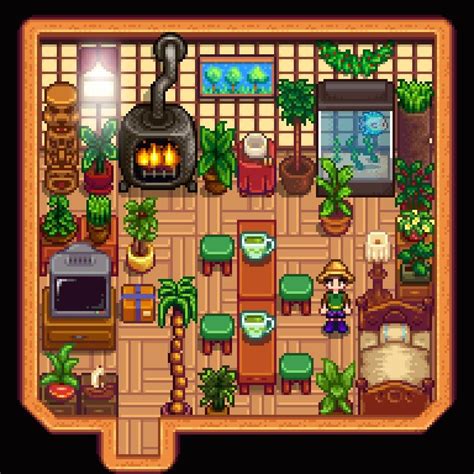 Stardew Valley, Cabin Design, Honeydew, Pixel Art, Locals, Layouts ...