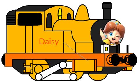 Princess Daisy as Thomas and Friends character by zmcdonald09 on DeviantArt