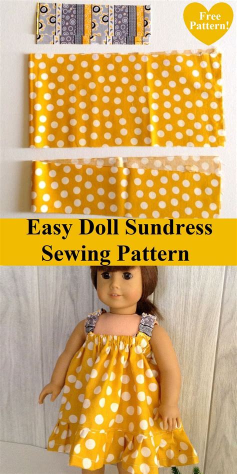 an easy doll sundress sewing pattern for dolls