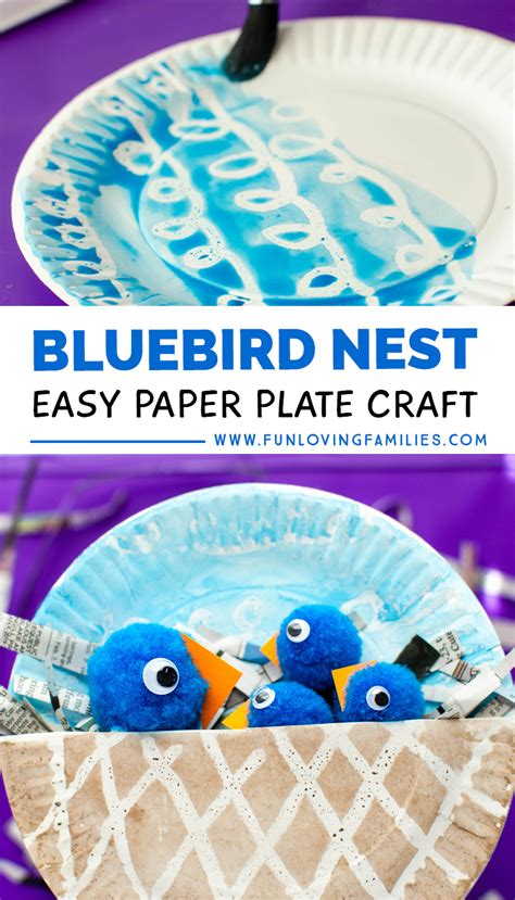 Paper Plate Bird Nest: Easy Spring Craft for Kids - Fun Loving Families