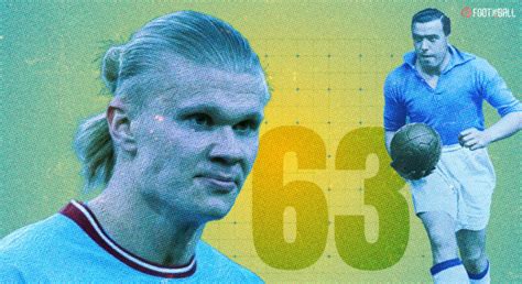 Erling Haaland vs Dixie Dean Record Of Most Goals In A Season