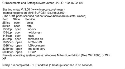 8: NMAP OS Detect Results | Download Scientific Diagram