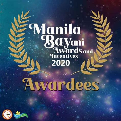 Manila Bayani Awards And Incentives 2020 Awardees - The Philippines Today