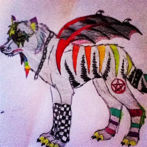 Emo Wolf by genericwolfname on deviantART