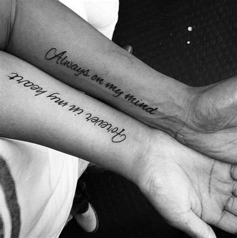 5+ Couples Tattoos Quotes References - Roses Tattoo For Men