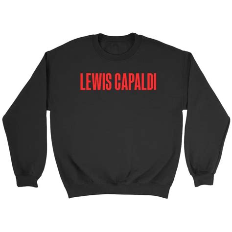 Lewis Capaldi Logo Sweatshirt | Sweatshirts, Crew neck sweatshirt, Mens sweatshirts