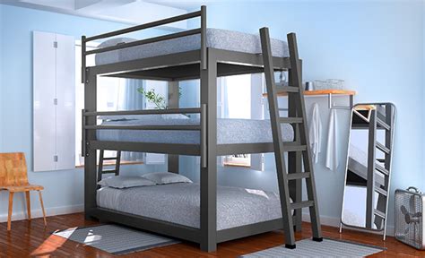 Triple Bunk Beds - AdultBunkBeds.com