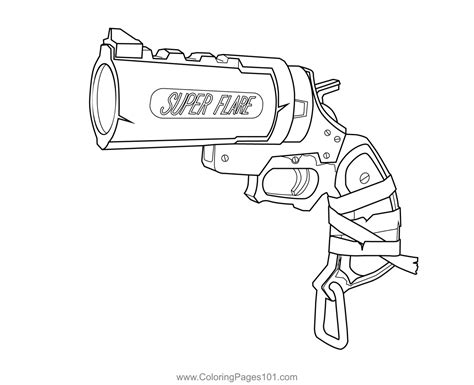 Fortnite Weapons Coloring Pages