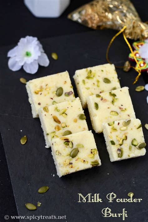 Spicy Treats: Milk Powder Burfi Recipe | White Burfi Recipe | Milk Powder Recipe In 10 Minutes ...