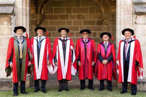 University of Melbourne confers six honorary doctorates