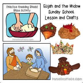 Elijah and the Widow Sunday School Lesson - Printable Craft Patterns