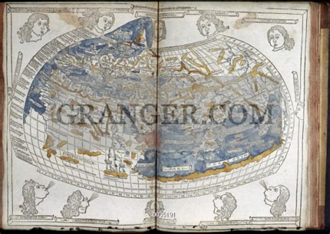 Image of WORLD MAP, 1482. - Map Of The World From Latin Edition Of ...