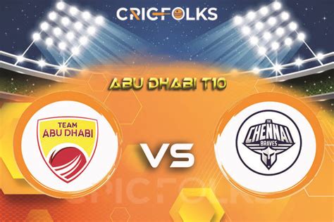 TAD vs CB Live Score, Abu Dhabi T10 Live Score, TAD vs CB Dream11 ...