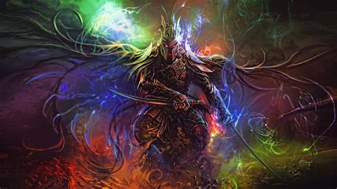 mystical warrior wallpaper fantasy art fan art #artwork digital art # ...