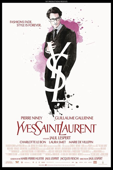 'Yves Saint Laurent' Biopic Poster Showcases a Splash of Style