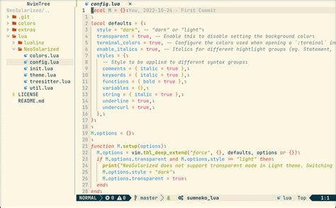 NeoSolarized.nvim - A dark and light Neovim theme written in Lua with better syntax highlighting ...