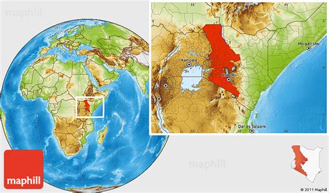 Physical Location Map of RIFT VALLEY, within the entire country