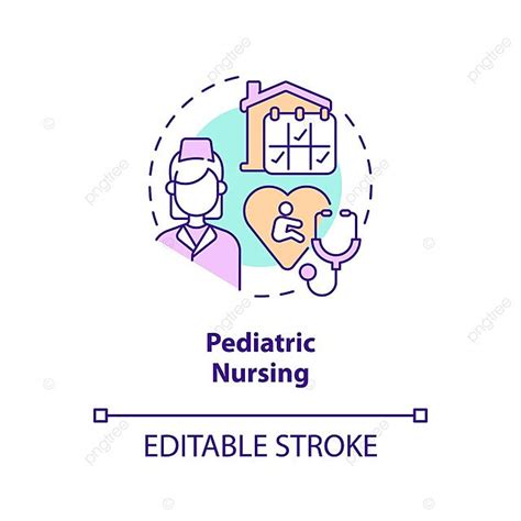 Pediatric Nursing Concept Icon Pediatric Color Symbol Vector, Pediatric, Color, Symbol PNG and ...