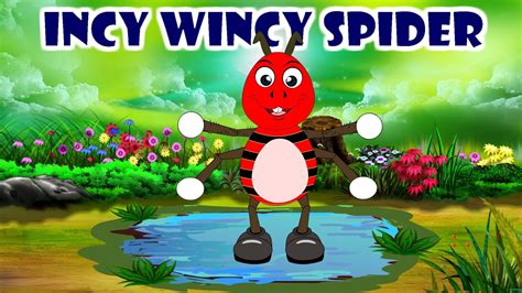 Incy Wincy Spider Nursery Rhyme With Lyrics - Cartoon Animation Rhymes ...