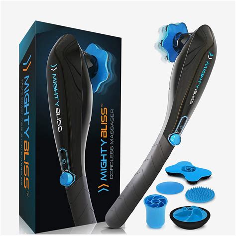 Electric Handheld Massager For Neck Kneading Back Muscle Relax Vibrating Deep Tissue ...