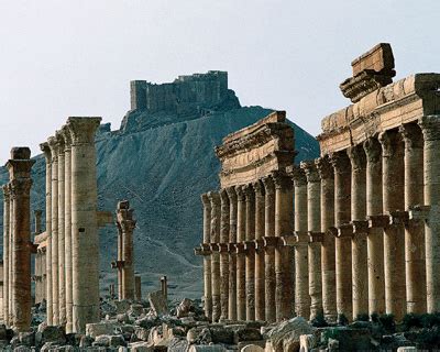 Ancient Roman ruins, Palmyra, Syria Photos - Flags, Maps, Economy, Geography, Climate