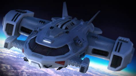 Sci Fi Dropship 3D Model $149 - .max .c4d .fbx .ma .obj - Free3D