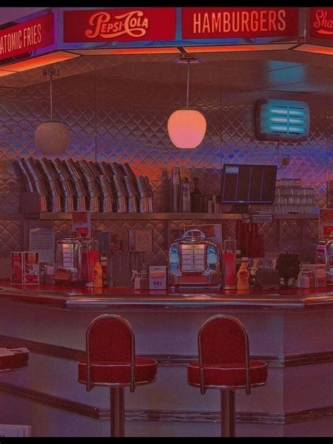 Retro graphy Retro Music Red Aesthetic in 2020. Diner aesthetic, Retro , Aesthetic vintage ...