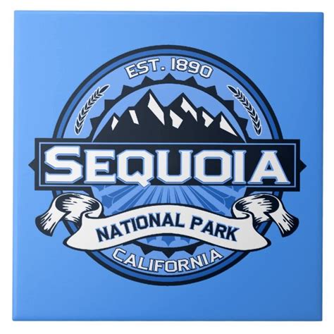 Sequoia National Park Tile | Zazzle | Logo sticker, National parks, ? logo